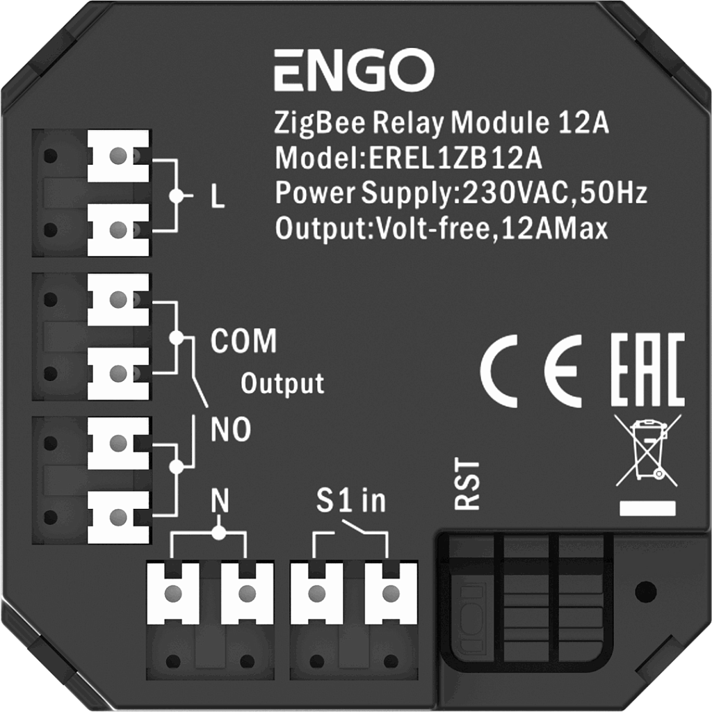 Модульное реле ENGO Controls ZigBee 12A