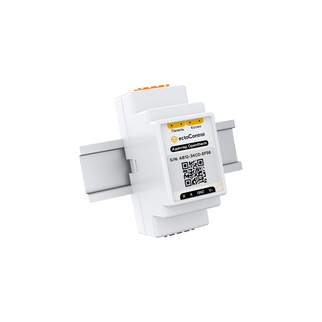 Адаптер Ectocontrol OpenTherm, DIN, RS485 (Modbus)